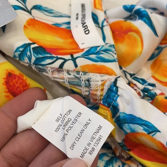 NWT Amanda Uprichard Senorita Dress in Peaches - Picture 16 of 16